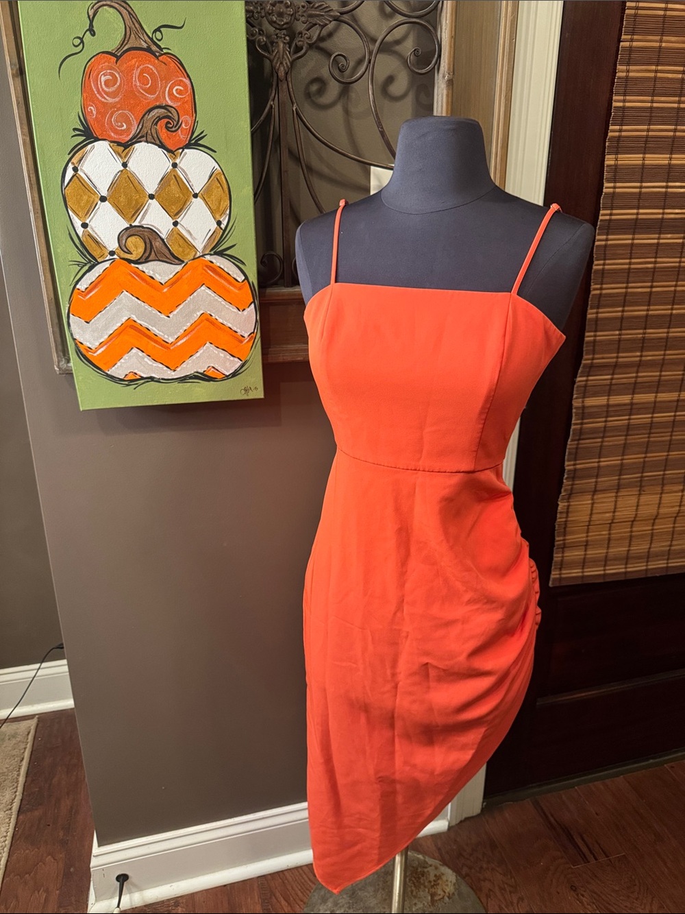 Gianni Bini Orange Mini Sheath Dress